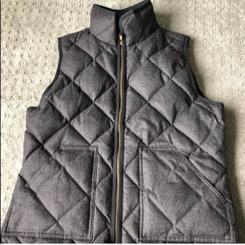 Grey J. Crew Vest